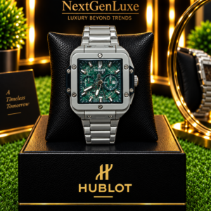 Hublot Square Bang Unico Style Green Skeleton