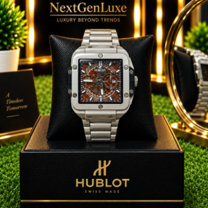 Hublot Square Bang Unico Style Silver Brown Skeleton |821.NX.0170.RX