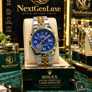 Rolex Style Land-Dweller Blue Dial