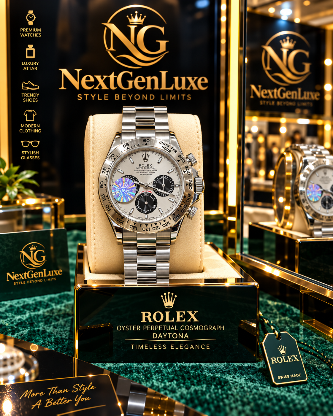 Rolex Cosmograph Daytona Panda Style