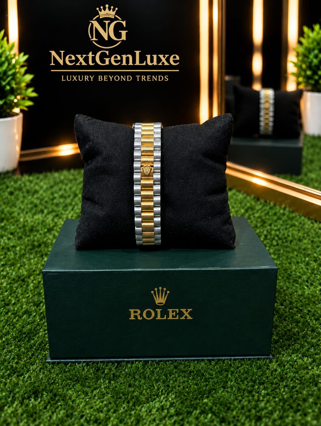 Rolex back View