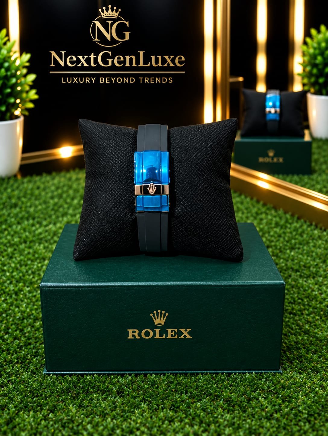 rolex back view