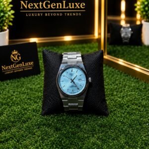 Tissot Light Blue Dial Stainless Steel Luxury Watch