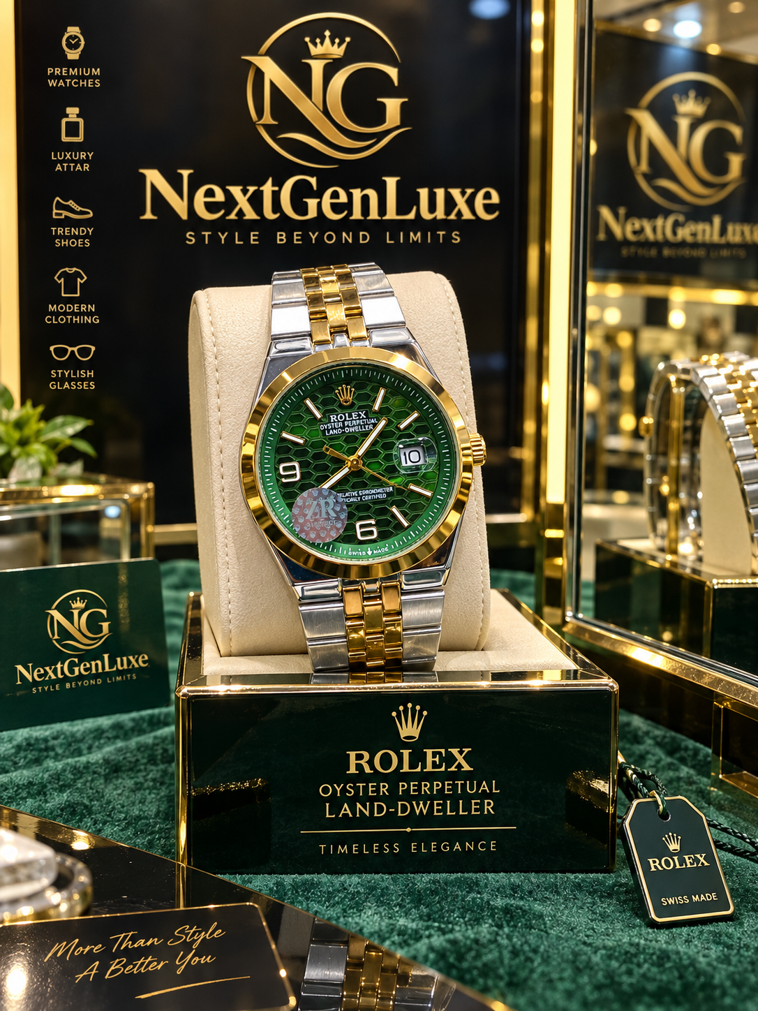 Rolex Style Land-Dweller 127334
