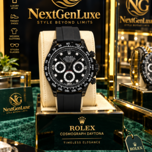 Rolex Style Daytona Black Dial
